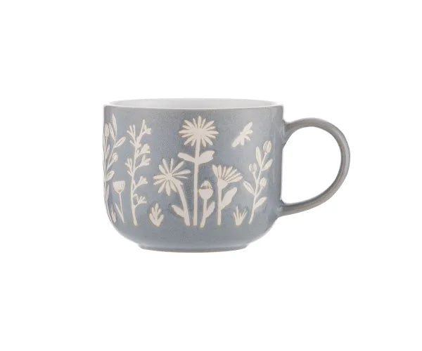 In The Meadow Blue Daisy Mug